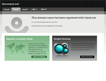 Tablet Screenshot of lanceraux.net